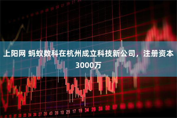 上阳网 蚂蚁数科在杭州成立科技新公司，注册资本3000万
