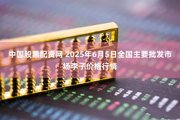 中国股票配资网 2025年6月5日全国主要批发市场李子价格行情
