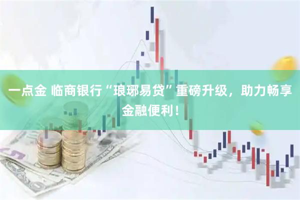 一点金 临商银行“琅琊易贷”重磅升级,助力畅享金融便利!